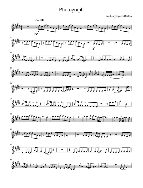 Photograph Violino solo