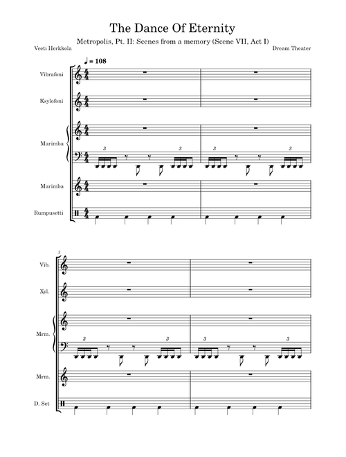 The dance of eternity – Dream Theater The Dance Of Eternity
