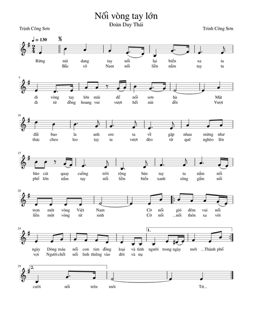 Nối vòng tay lớn Solo