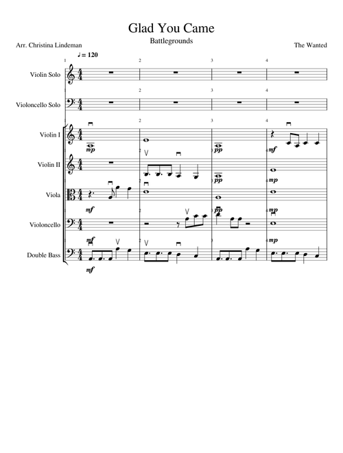 Glad You Came - Orchestral Adaptation