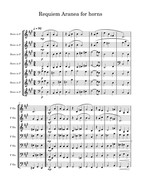 Requiem Aranea – Yoshihisa Hirano