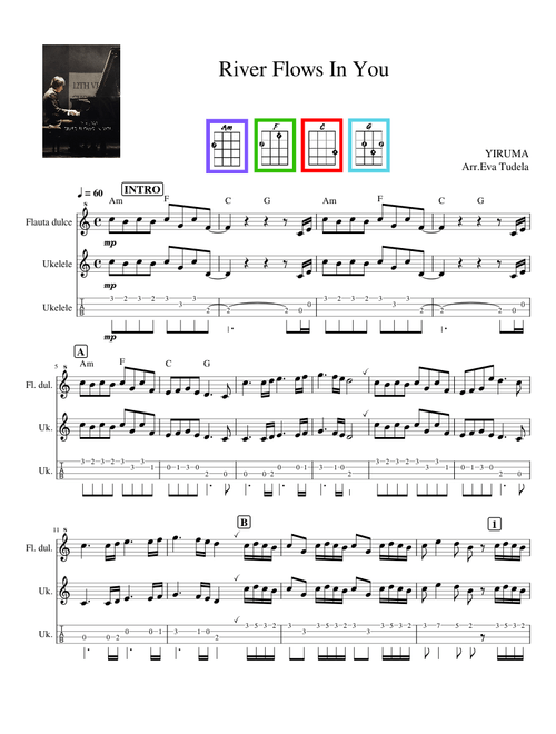 River Flows in You – Yiruma River Flows in You Ukelele version