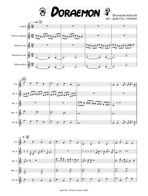 Doraemon (5 voces)