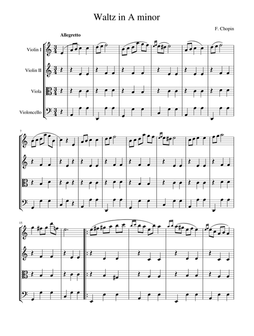 Waltz in A minor