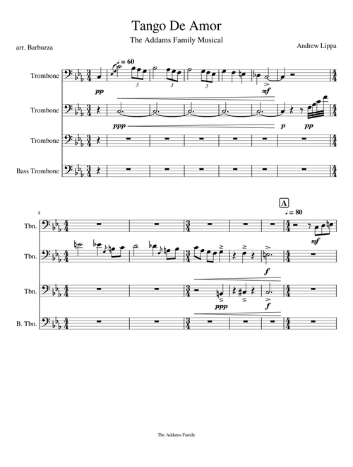 Tango De Amor (Quartet)