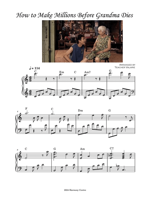 How to Make Millions Before Grandmother Dies (Arr. Teacher Valarie) (Piano Solo)