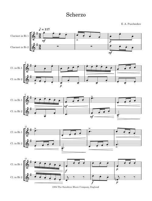 Timeless Classical Duets For Flute & Clarinet: 16 Essential Pieces Arranged In Two Keys For Beginner To Intermediate – From Baroque To Twentieth Century Masterworks: 9798336738438 - 4