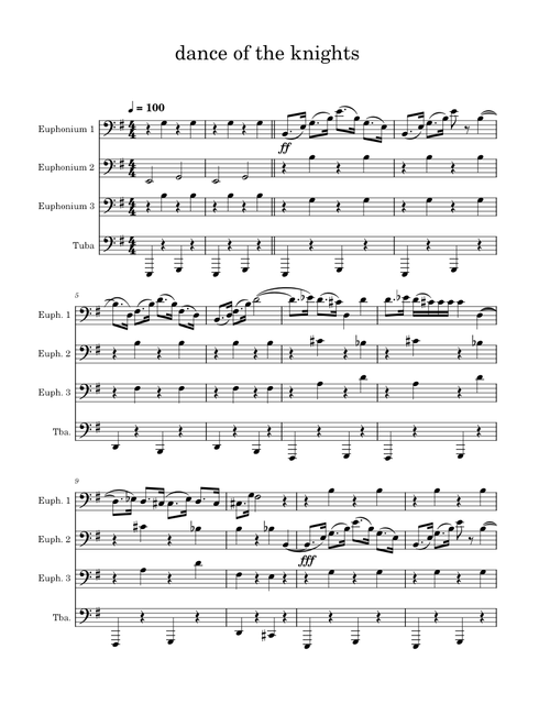 Romeo and Juliet, Op 64, No 13, Dance of the Knights – Sergei Prokofiev dance_of_the_knights