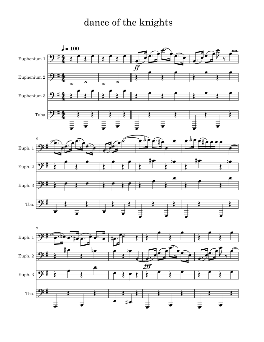 Romeo and Juliet, Op 64, No 13, Dance of the Knights Sergei Prokofiev