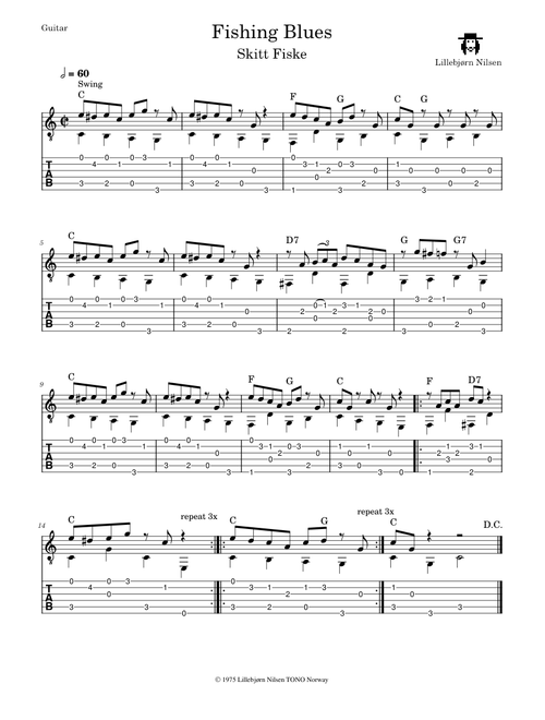 Fishing Blues - Lillebjorn Nilsen