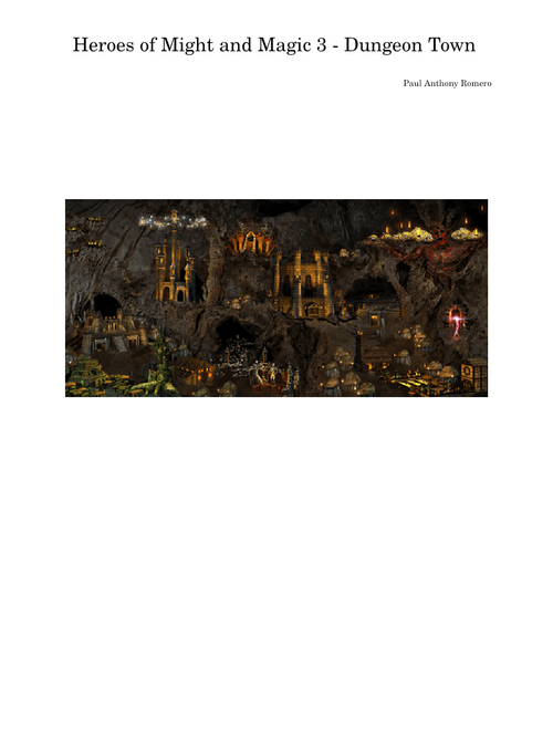 Heroes of Might and Magic 3 - Dungeon Town