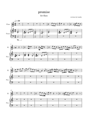 Play Official version of Promise Sheet Music by Laufey for Piano ...