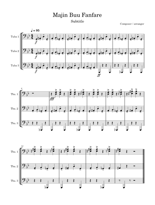 Majin Buu Fanfare