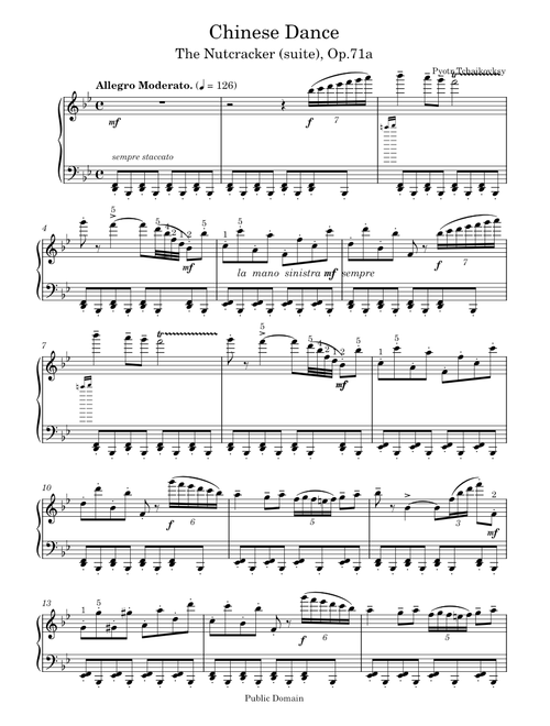 Nutcraker – Pyotr Ilyich Tchaikovsky