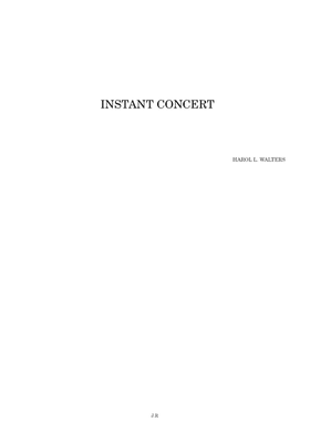 INSTANT CONCERT INSTANT_CONCERT Sheet Music for Trombone