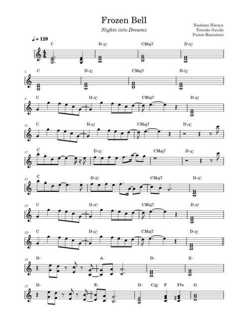 NiGHTS ナイツ セガサターン 楽譜 スコア Score 楽しいバイエル併用 NiGHTS ナイツ セガサターン 楽譜 スコア Score 楽しいバイエル併用