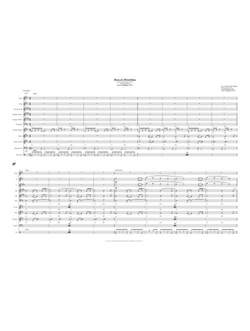 Rosa De Hiroshima (Arr. Sidnei Borgani) - Secos & Molhados (Large Ensemble)