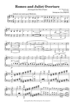吹奏楽楽譜 ROMEO AND JULIET Tchaikovsky - Romeo and Juliet Fantasy Overture for Solo