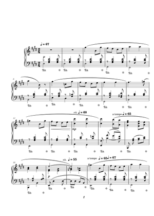 Play Official version of Salut d'amour, Op.12 Sheet Music by