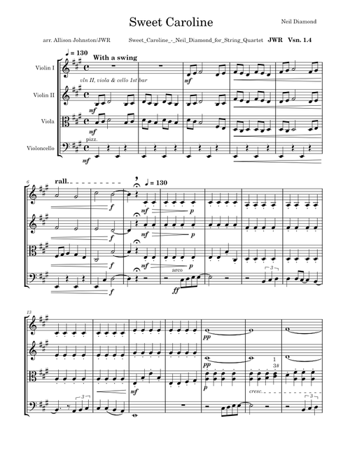 Sweet caroline – Neil Diamond