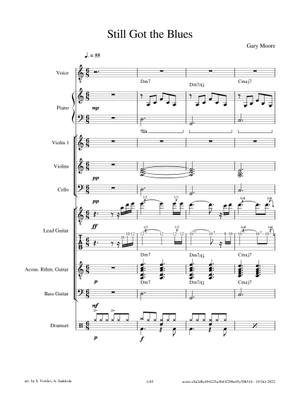 Gary Moore 楽譜 APRIL MUSIC 楽譜】ゲイリー・ムーア