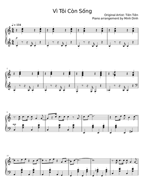 Vì Tôi Còn Sống – Tiên Tiên
