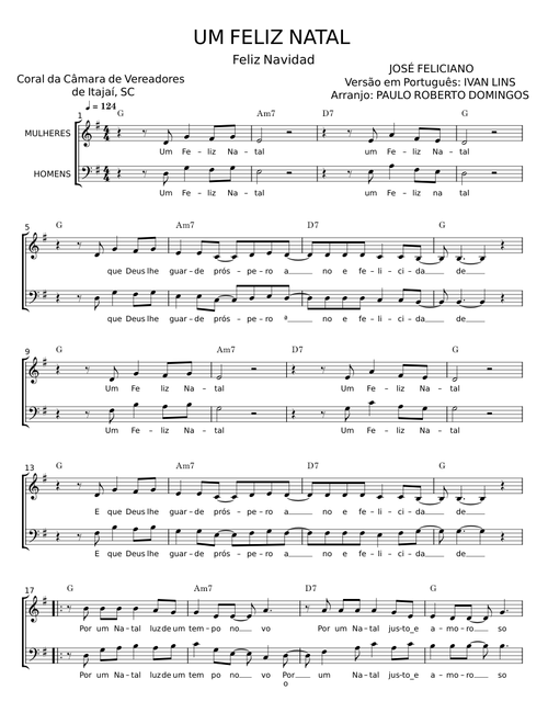 UM FELIZ NATAL - JOSÉ FELICIANO