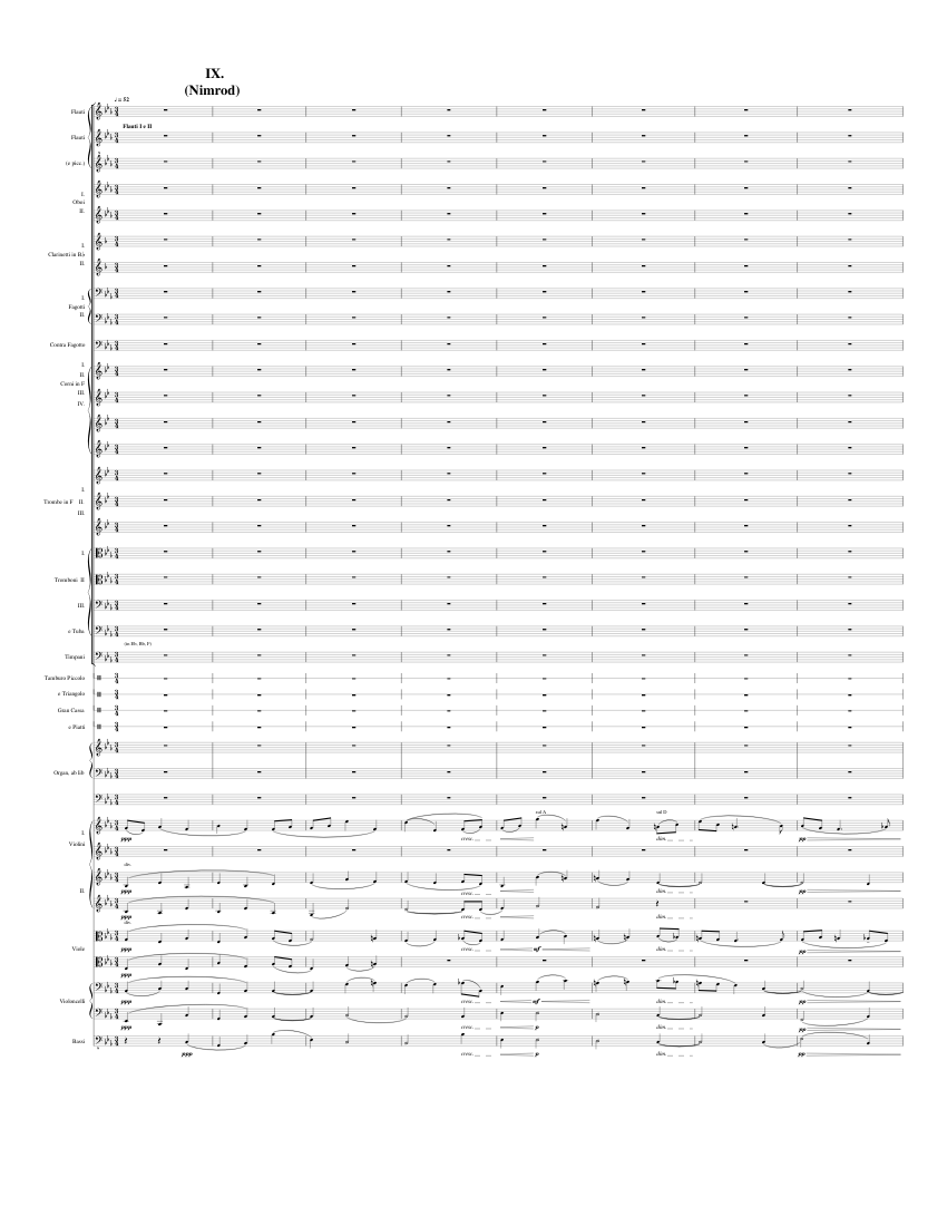 Enigma Variations (Op. 36) - Variation 9 (Nimrod) ~ Read