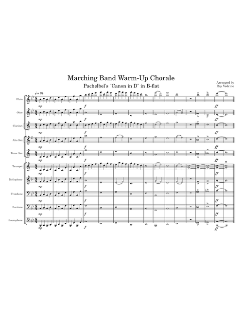 Marching Band Warm-Up