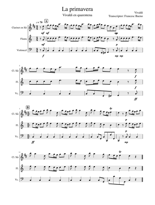 La primavera de Vivaldi