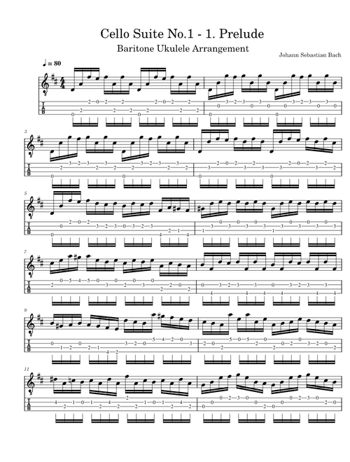 Cello Suite No.1 - 1. Prelude