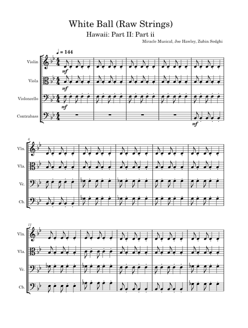 White Ball (Raw Strings) - Miracle Musical (ミラクルミュージカル)