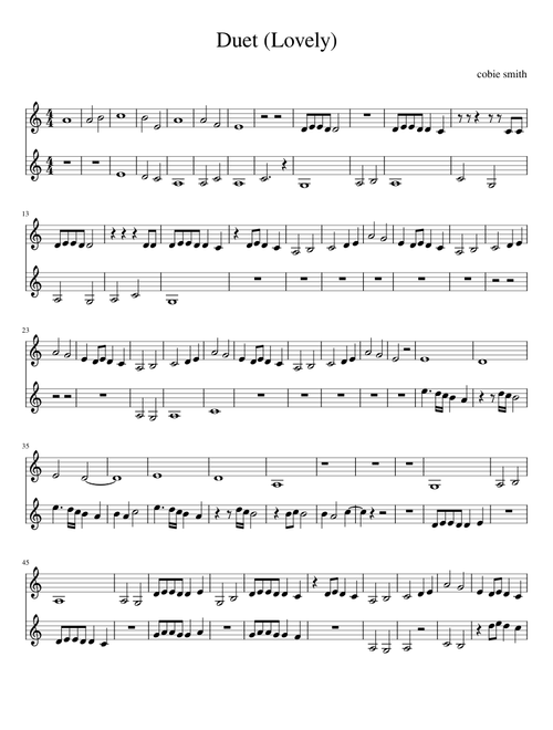 "lovely" trumpet duet