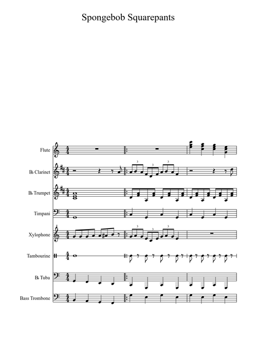 Spongebob Squarepants - Theme Song (for your listening pleasure only!)