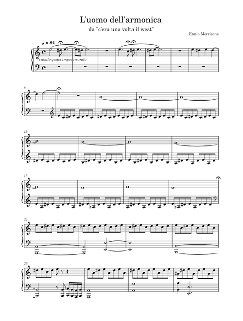 L'uomo dell'armonica – Ennio Morricone L'uomo dell'armonica
