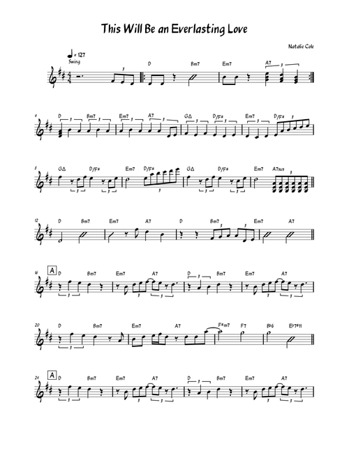 This will be an everlasting love – Natalie Cole