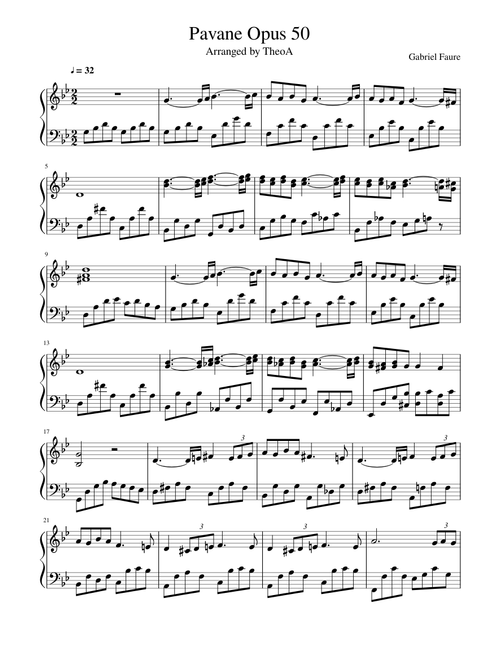 Pavane Opus 50 - Faure