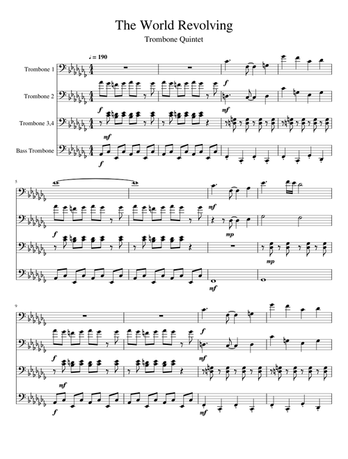 Deltarune: The World Revolving *5,000 follower special* - Trombone Qunitet