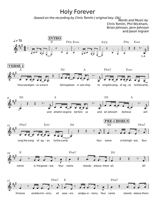 Holy Forever - Chris Tomlin
