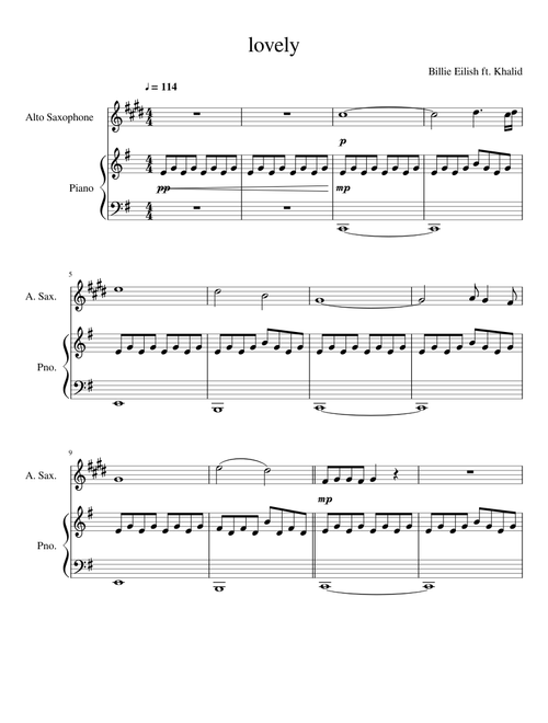 Lovely Alto Sax