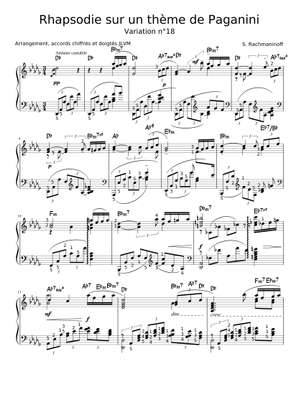 Rhapsody on theme of Paganini Op.43 (S. Rachmaninoff, orchestra