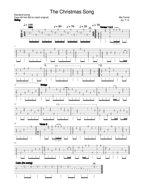 The Christmas Song - Nat King Cole