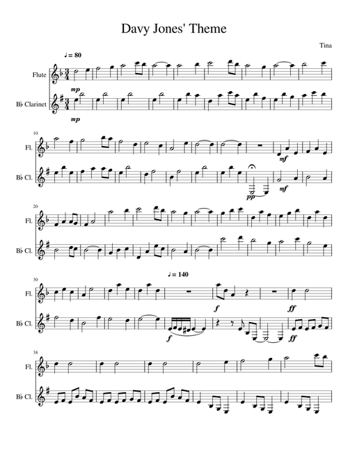 Davy Jones' Theme