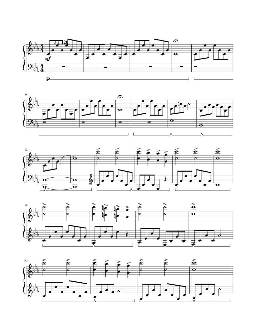 the light of the seven piano tutorial