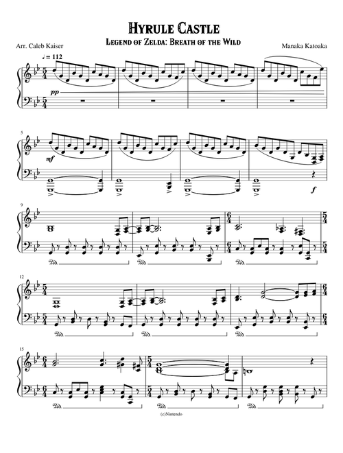 Hyrule Castle Piano
