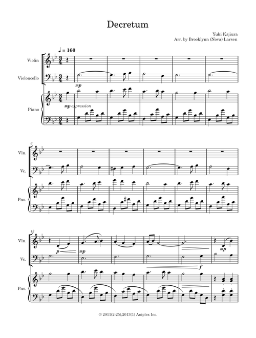 Decretum Duet w/ accompanist
