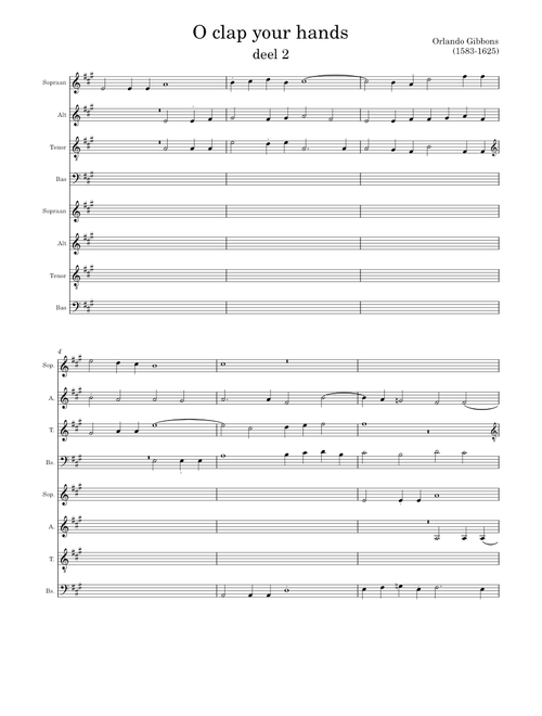 O Clap Your Hands – Orlando Gibbons pars 2