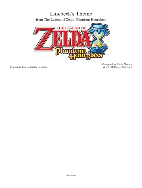 Linebeck's Theme - The Legend of Zelda: Phantom Hourglass – Kenta Nagata