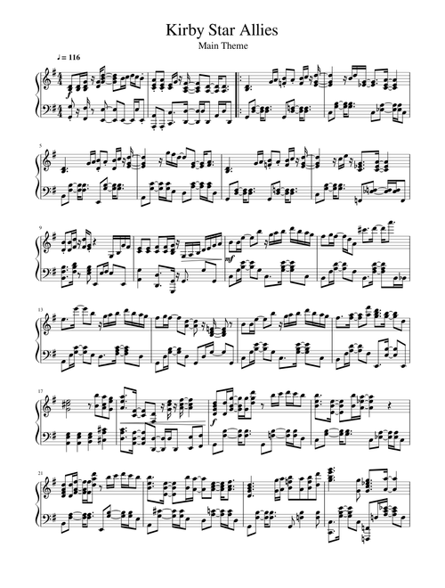 Kirby Star Allies Main Theme