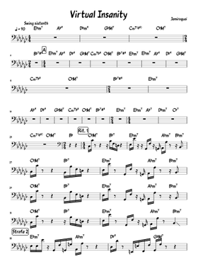 Free Jamiroquai sheet music | Download PDF or print on MuseScore.com
